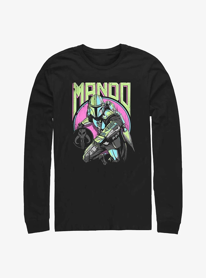 Star Wars The Mandalorian New Wave Long Sleeve T-Shirt