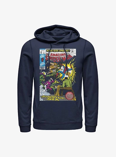 Marvel Spider-Man The Sinister Six Comic Hoodie