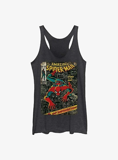 Marvel Spider-Man Spidey Comic Cover Girls Tank