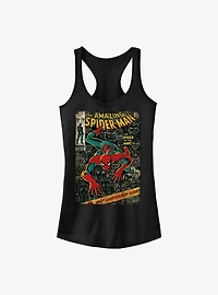 Marvel Spider-Man Spidey Comic Cover Girls Tank