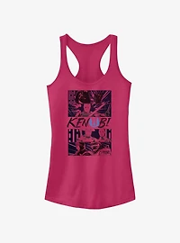 Star Wars Obi-Wan Kenobi Battle Sequence Girls Tank