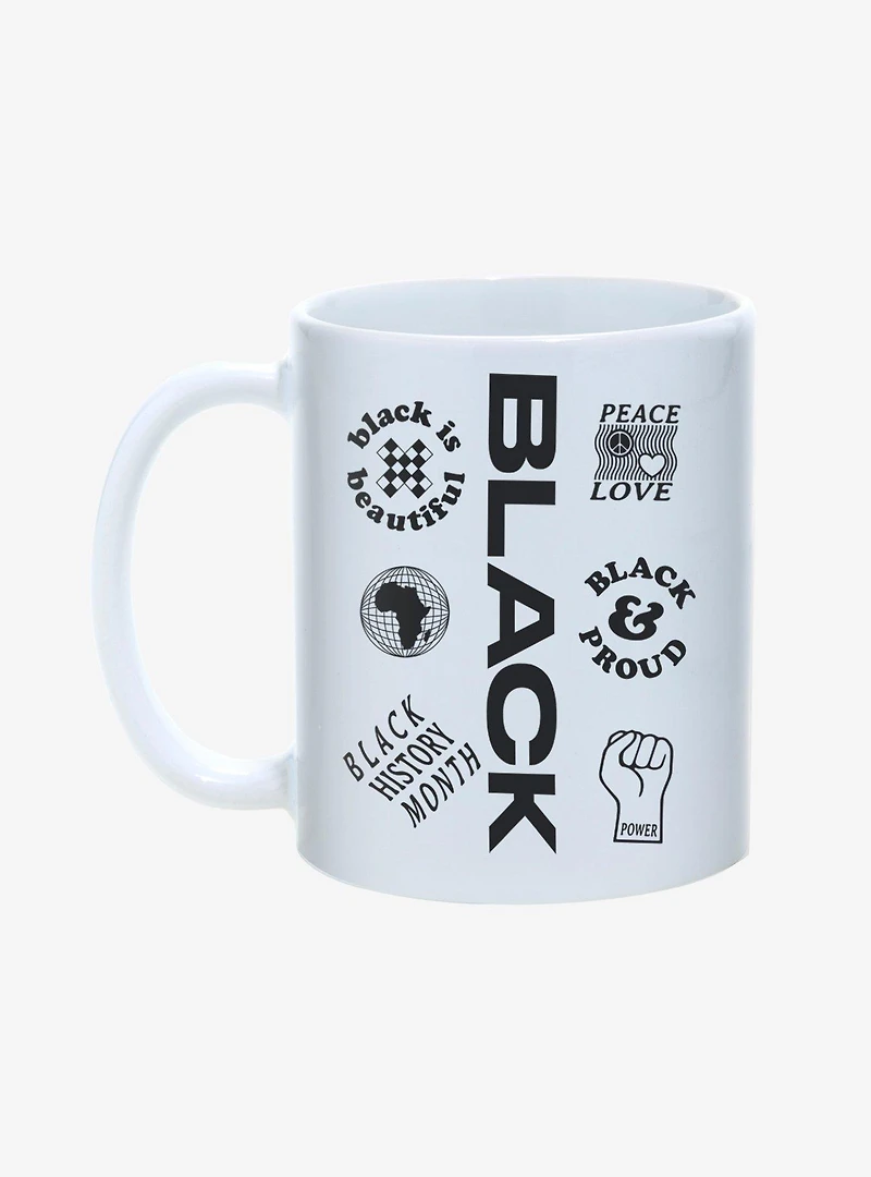 Black Icons Mug 11oz