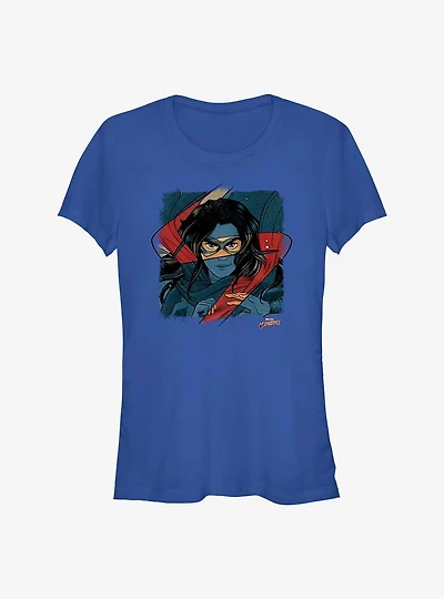 Marvel Ms. Marvel Portrait Girls T-Shirt