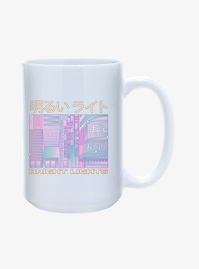 Bright Lights Kanji Mug 15oz