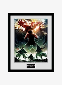 Attack On Titan Key Art Framed Poster