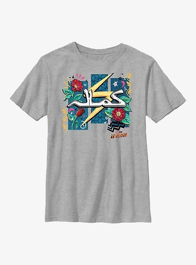 Marvel Ms. Flowers and Bolt Youth T-Shirt
