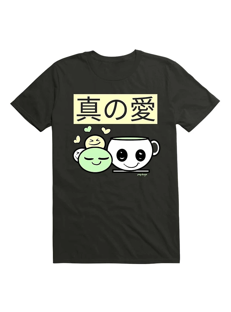 Kawaii Mochi Loves Matcha T-Shirt