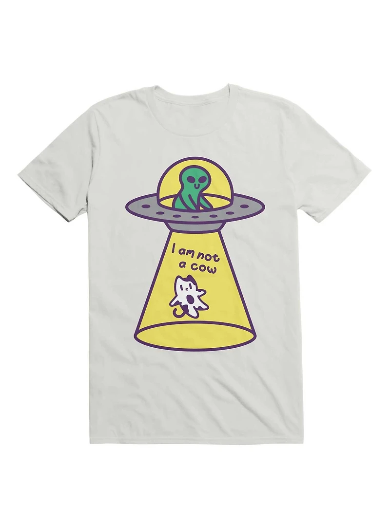 Kawaii Cat Abduction By Alien T-Shirt