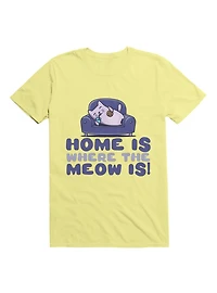 Kawaii Home Is Where The Meow T-Shirt