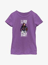 Marvel Doctor Strange The Multiverse Of Madness I Can Do This All Day Captian Carter Youth Girls T-Shirt