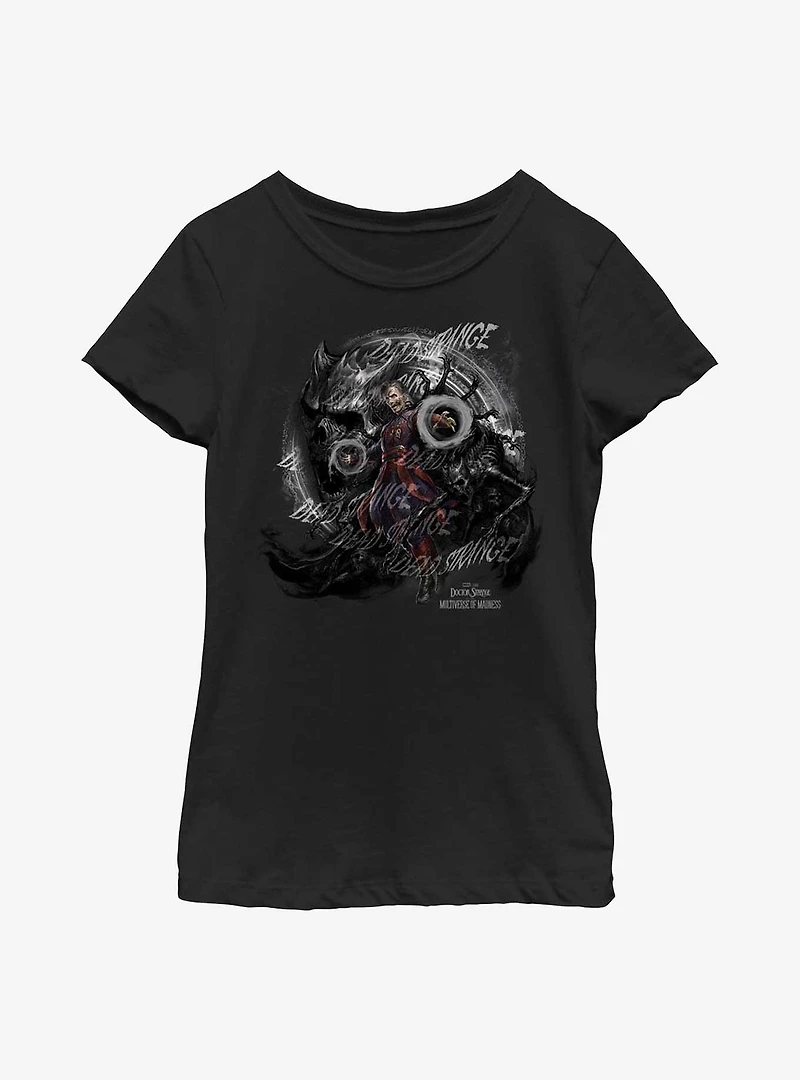 Marvel Doctor Strange The Multiverse Of Madness Undead Zombie Youth Girls T-Shirt
