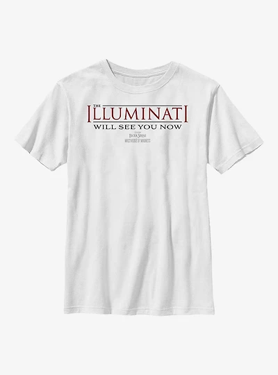 Marvel Doctor Strange The Multiverse Of Madness Illuminati Will See You Now Youth T-Shirt