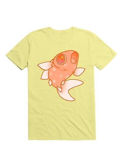 Kawaii Blossom Orange Freddy Fish T-Shirt