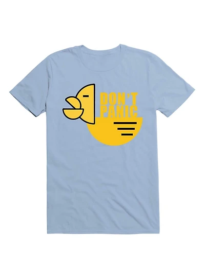 Kawaii Dont Panic Cartoon Duck T-Shirt