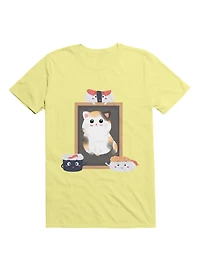 Kawaii Funny Sushi Loves Cute Cat Kawaii T-Shirt