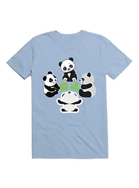 Kawaii Mahjong Panda Cute Funny T-Shirt