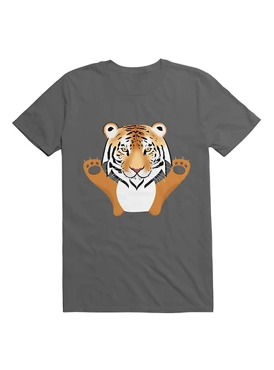 Kawaii My Cute Tiger Face T-Shirt