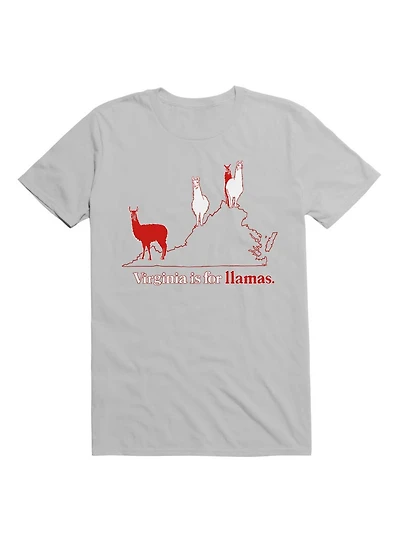 Kawaii Virginia is For Llamas T-Shirt
