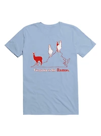 Kawaii Virginia is For Llamas T-Shirt