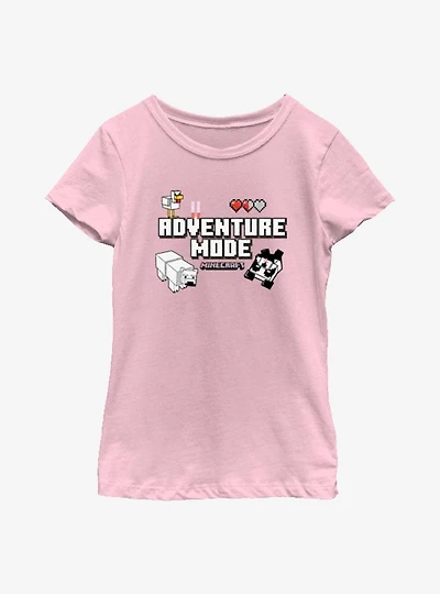 Minecraft And Adventure Youth Girls T-Shirt