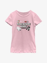 Minecraft And Adventure Youth Girls T-Shirt