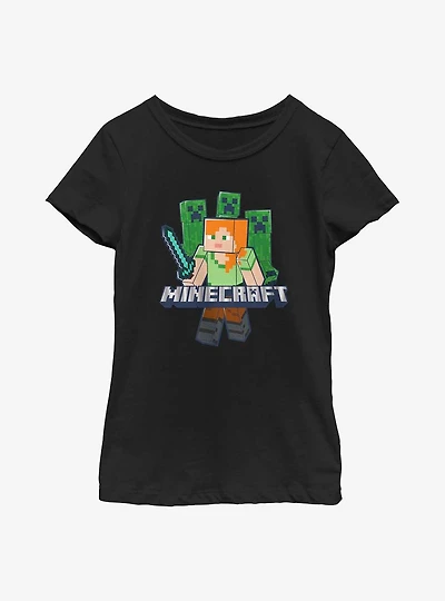 Minecraft Adventure Is An Attitude Youth Girls T-Shirt