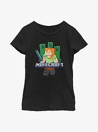 Minecraft Adventure Is An Attitude Youth Girls T-Shirt