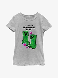 Minecraft Creeper Adventure Club Youth Girls T-Shirt