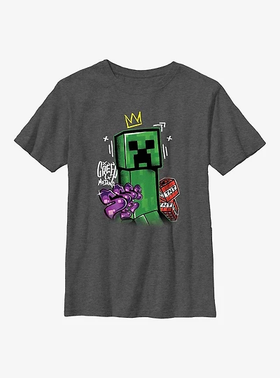 Minecraft Big Creep Crowned Youth T-Shirt