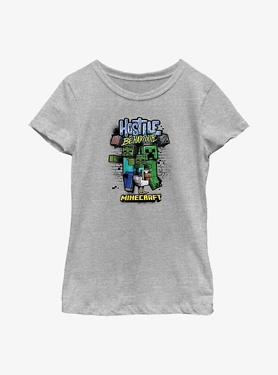 Minecraft Hostile Trio Youth Girls T-Shirt