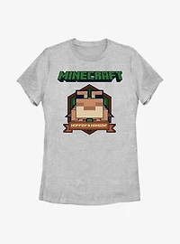Minecraft Frog Badge Womens T-Shirt