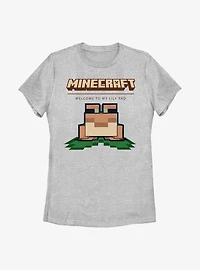 Minecraft Welcome Frog Womens T-Shirt