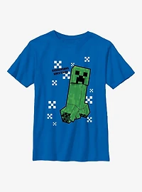Minecraft Creepin Through The Snow Youth T-Shirt
