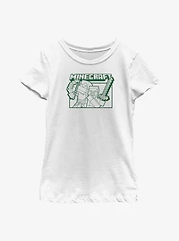 Minecraft Action Blocks Youth Girls T-Shirt
