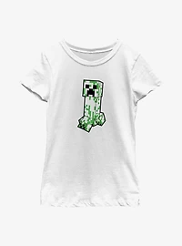 Minecraft Creeper Creepin Youth Girls T-Shirt