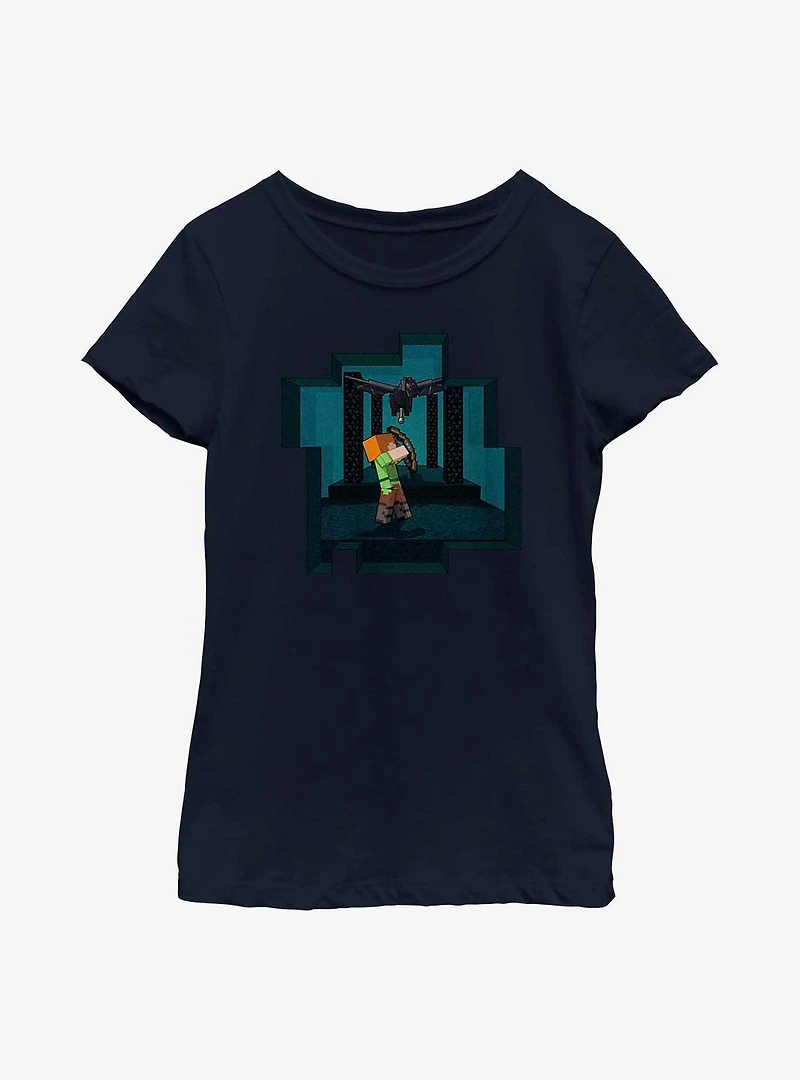 Minecraft Ender EyeYouth Girls T-Shirt