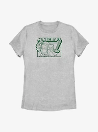 Minecraft Action Blocks Womens T-Shirt