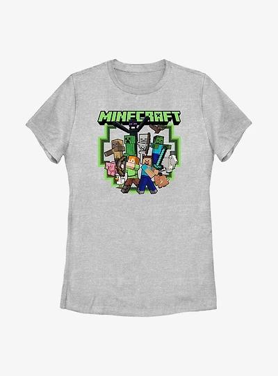 Minecraft All Aboard Womens T-Shirt