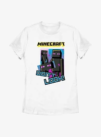 Minecraft Don't Look Now Womens T-Shirt