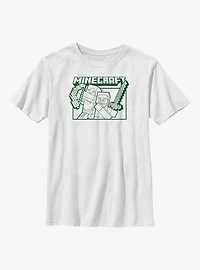 Minecraft Action Blocks Youth T-Shirt