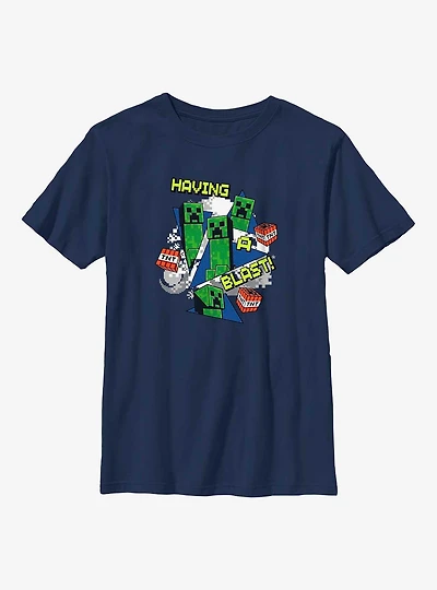 Minecraft Creeper Blast Youth T-Shirt