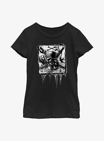 Disney Pirates Of The Caribbean Crossbones Youth Girls T-Shirt