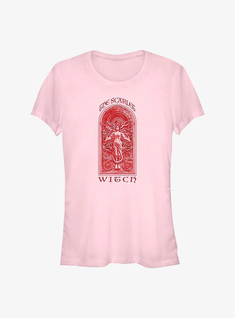 Marvel Doctor Strange The Multiverse Of Madness Scarlet Witch Arch Girl's T-Shirt