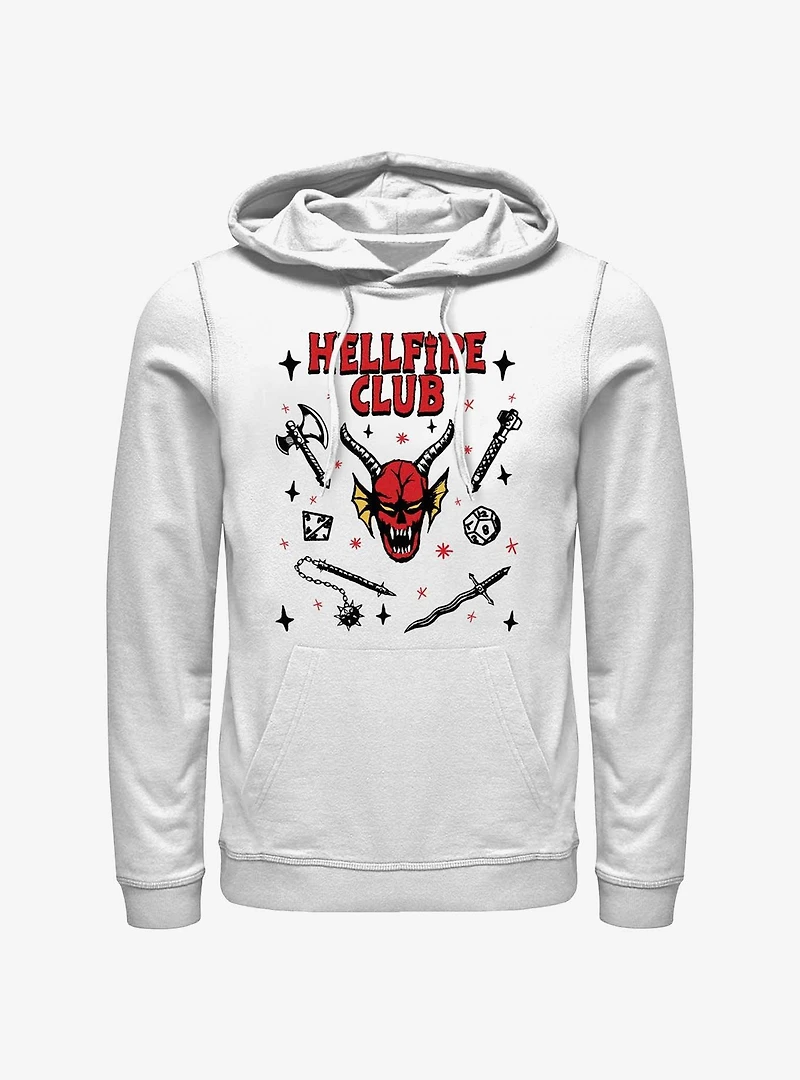 Stranger Things Textbook Hellfire Club Hoodie