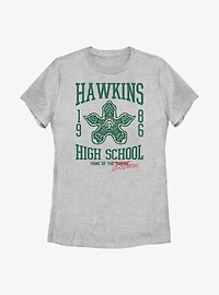 Stranger Things Hawkins High Demogorgons Womens T-Shirt