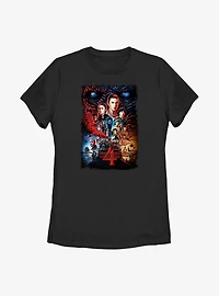 Stranger Things Poster Womens T-Shirt