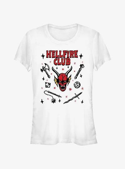 Stranger Things Hellfire Club Girls T-Shirt