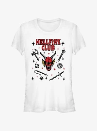 Stranger Things Hellfire Club Girls T-Shirt