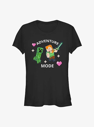 Minecraft Adventure Mode Girls T-Shirt