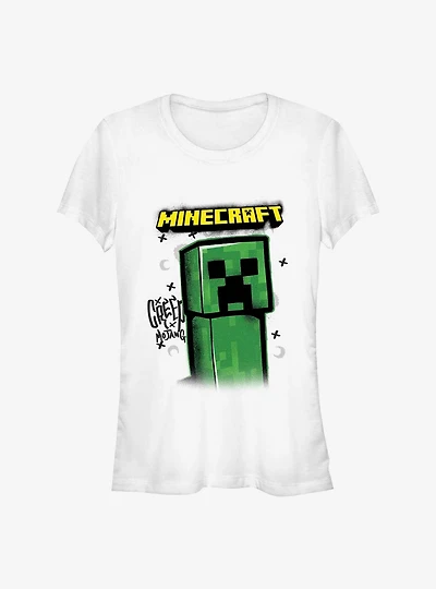 Minecraft Crowned Creeper Girls T-Shirt